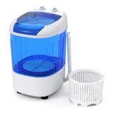 COSTWAY FP10950US mini washer with transparent lid and removable spin basket